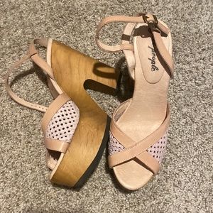 Free People Wood Heel